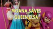 MOANA SAVES QUEEN ELSA bowser skye SUPER MARIO PAW PATROL FROZEN DISNEY Toys Kids Video KART PIXAR MAUI ISLAND