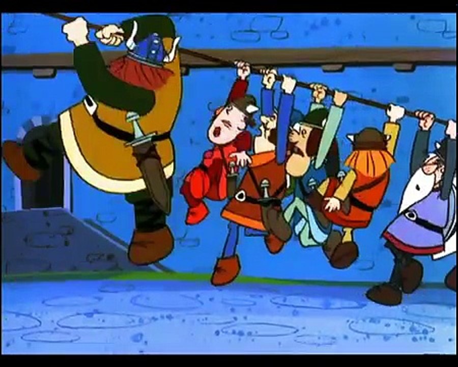 Vic le viking (1974) . Opération cheval de bois . épisode 49 .