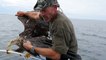 Fishermen rescue huge golden eagle