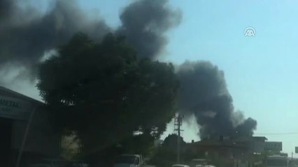 Boya Fabrikasında Yangın (3)