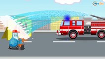 The Ambulance helps Car - Real Emergency Vehicles Cartoon - Video for children - Kids Cartoons