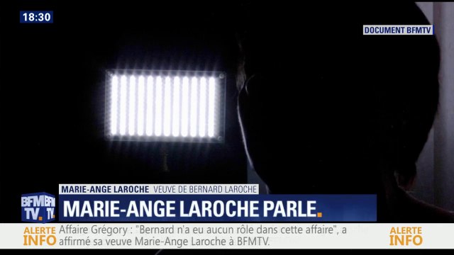 DOCUMENT BFMTV - Bernard n'a eu aucun rôle dans cette affaire , dit sa veuve Marie-Ange Laroche