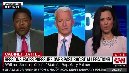 Angela Rye Loses It, Calls William Smith Black Guy on CNN Live over Racist Jeff Sessio