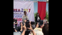 [VIDEO] 110617 | Sandara Park, Friendship Ambassador, accepting her plaque of appreciation!