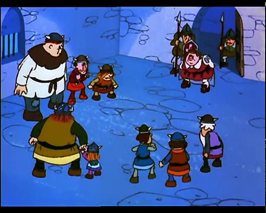 Vic le viking (1974) . Les moulins de Hollande . épisode 51 .