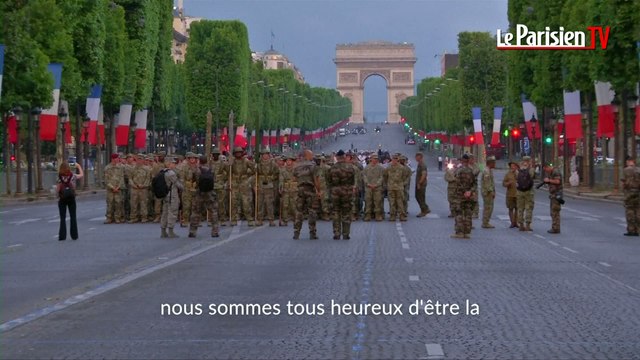 Défilé du 14 juillet : les militaires américains répètent au petit matin