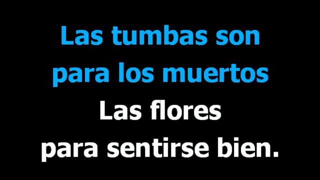 Calaveras y diablitos - Los fabulosos cadillacs - Karaoke - Letra