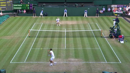 Federer se débarrasse facilement de Dimitrov