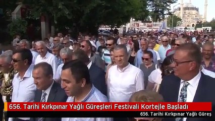 Télécharger la video: 656. Tarihi Kırkpınar Yağlı Güreşleri Festivali Kortejle Başladı