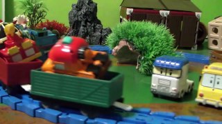 Y robot de juguetes trenes juguete tren Robot rt Robocar Poli tren transformado y poli Robocar