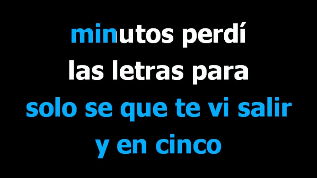 Vasos vacios -  Los fabulosos cadillacs  - Karaoke -  Letra