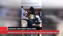 Adriana Lima ile Türk yazar öpüşürken yakalandı!