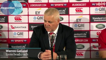 Gatland vows Lions will improve after unconvincing win