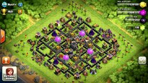 Clash of Clans - Best TH9 Hybrid War Anti Hog Base Layout