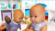 Pour et jouets clin doeil avec Masha Medved poupées vers caca de bébé Né poupée pupsiki devoche
