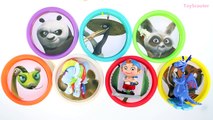 Jugar-doh estrella Guerras kung fu panda latas huevos sorpresa juguete MLP Disney