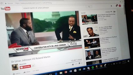 Dr Umar Johnson gets Disrespected by Roland's Panel