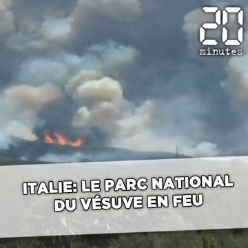 Italie: Le parc national du Vésuve en feu