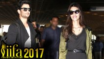 IIFA 2017 Sushant Singh Rajput And Kriti Sanon Off To New York