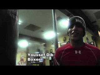 Boxer Youssef Dib brother of Billy Dib talks fight - EsNews Boxing
