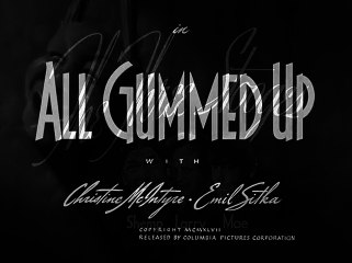 The Three Stooges S14E07 All Gummed Up