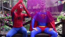 Frozen Elsa & Spiderman DOCTOR PRANK! Princess Anna Joker Maleficent Hulk Superheroes in Real Life