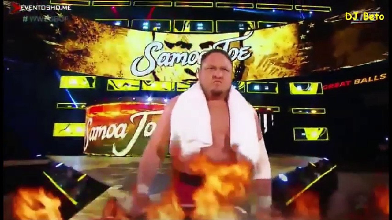Brock Lesnar vs Samoa Joe [09JUL17] español