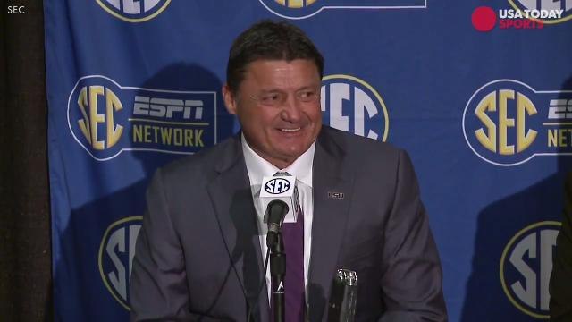 LSU players give their best impersonation of Ed Orgeron