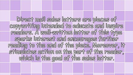 Tips for Writing an Effective Direct Mail Sales Letter
