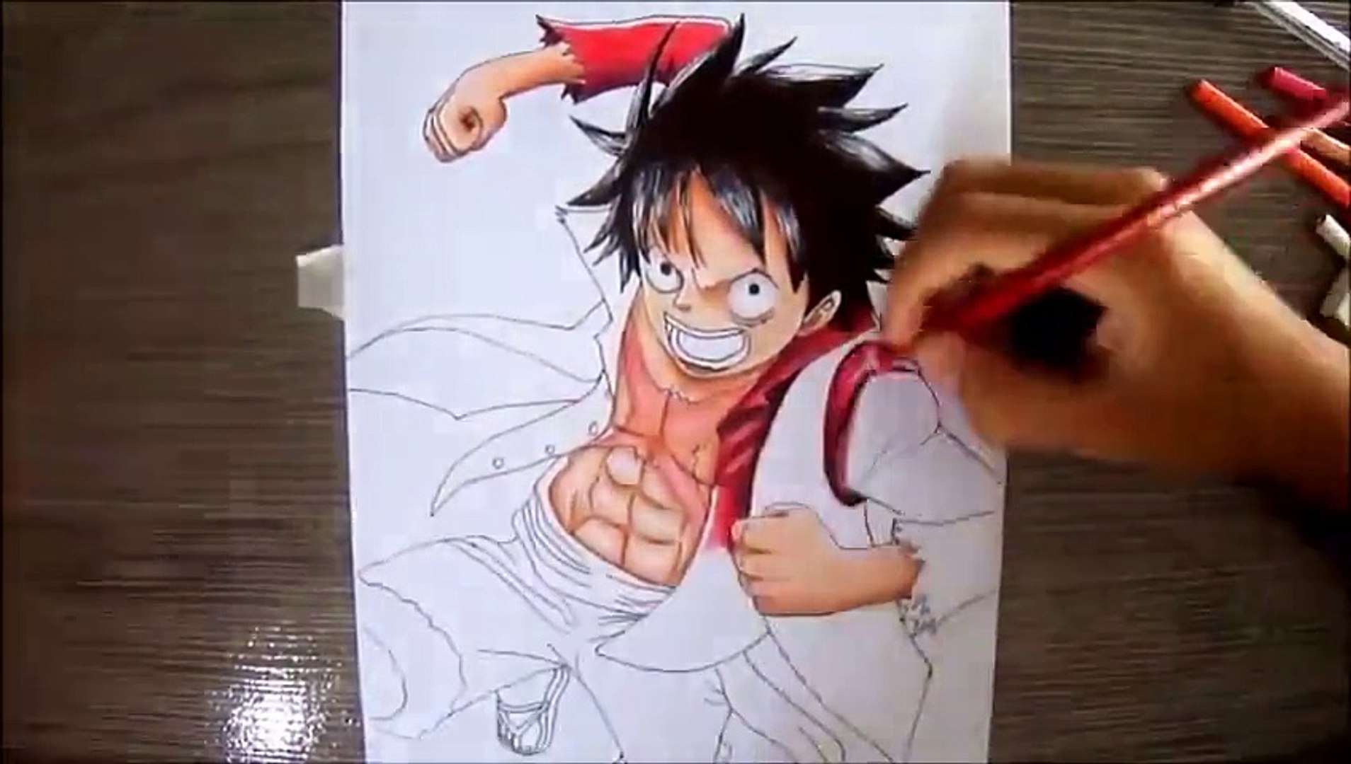 Fast Drawing Luffy Video Dailymotion