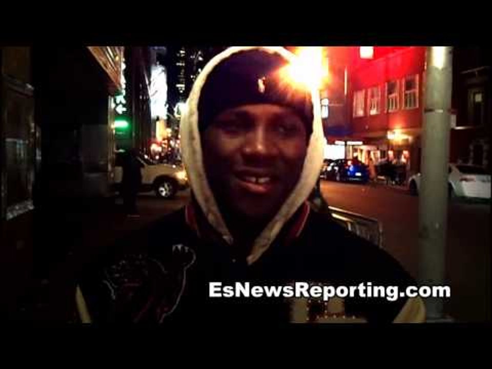 boxing standout travis peterkin talks to jason cross about his KO