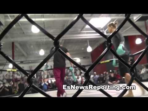 ronda rousey working out for liz carmouche - EsNews mma