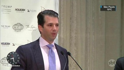 Filho de Trump se encontrou com advogada russa para obter informações sobre Hillary
