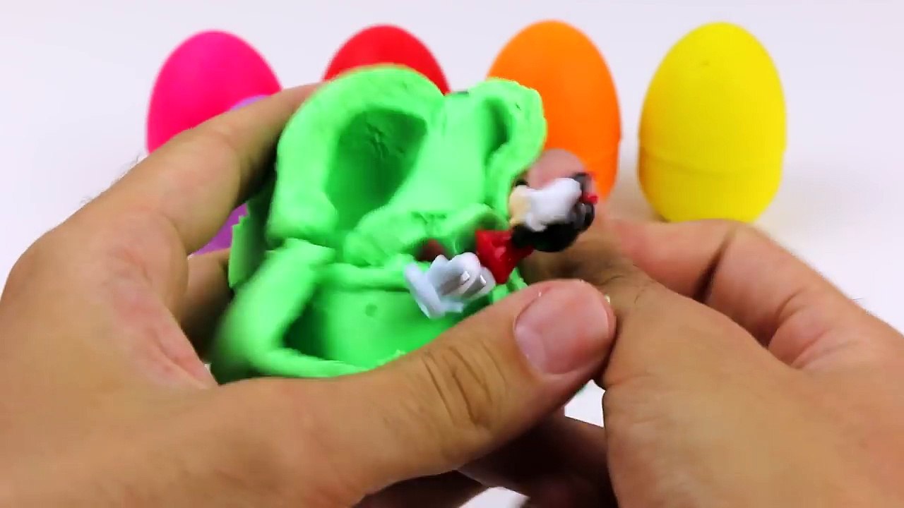 Playdoh Surprise Eggs Angry Birds - Baymax Peppa Pig Shopkins Big Hero 6 Mater Minions
