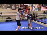 Brian Viloria Got Power working with coach Marv - EsNews Boxing