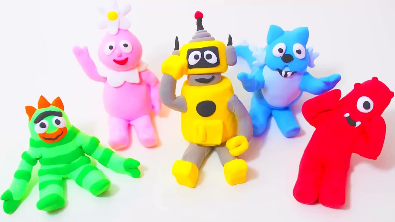 Yo Gabba Gabba Toys! Talking Brobee, Muno, Plex, Foofa and Toodee