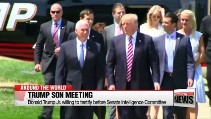 Trump's son met with Russian lawyer during election campaign