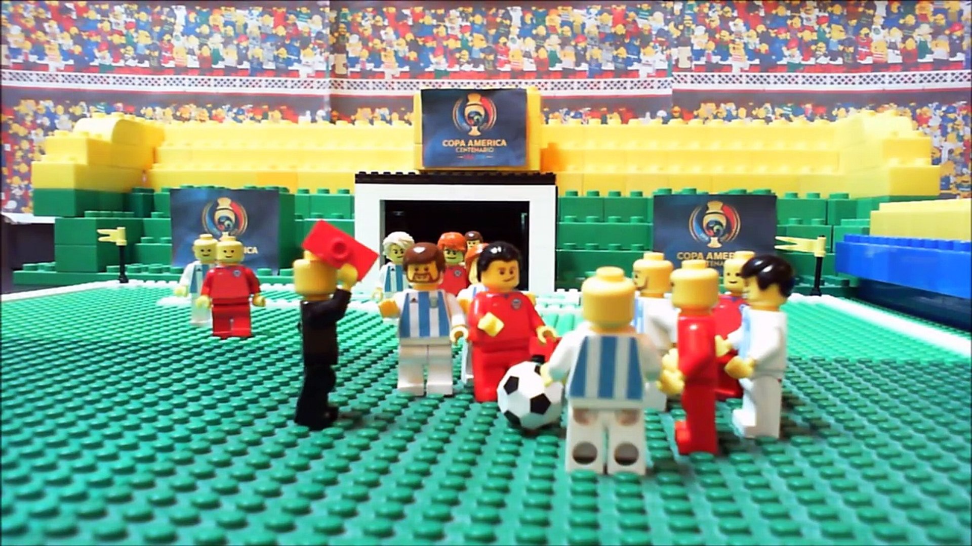 Semi Final Copa America 2016 - USA vs ARGENTINA 0-4 Lego Football Goals Highlights ( Cente - video dailymotion