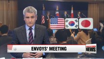 Top nuclear envoys from South Korea, U.S., Japan to discuss North Korean threats