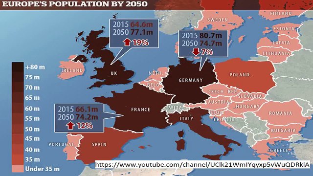 Britain set to ‘have the LARGEST population in Europe within DECADES'
