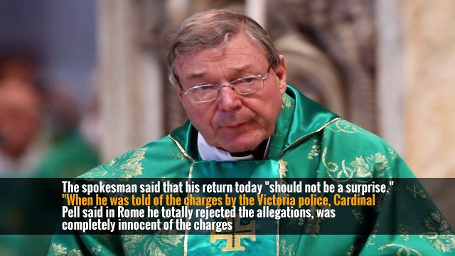 Cardinal Pell Lands in Sydney. Also: A Viral Australian Trump Takedown.