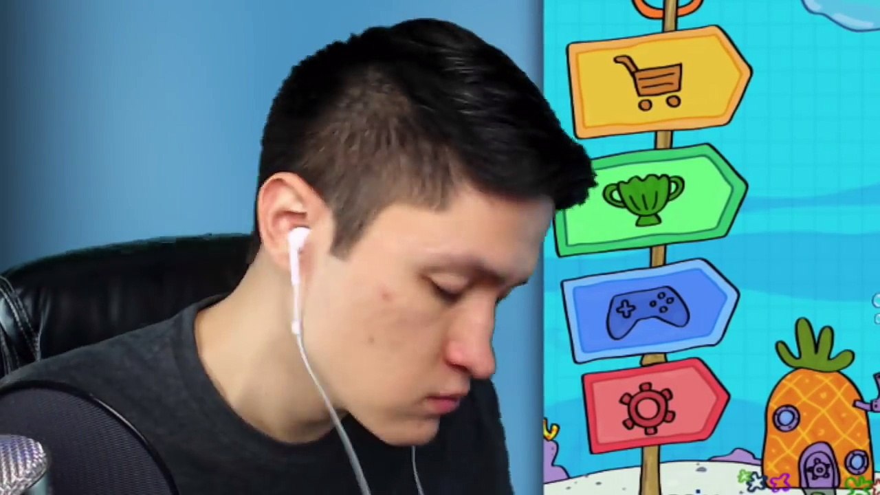 Garabatear jugabilidad salto Bob Esponja esponja vídeo ipad