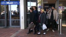 Former Wests Tigers player Tim Simona leaves court after sentencing