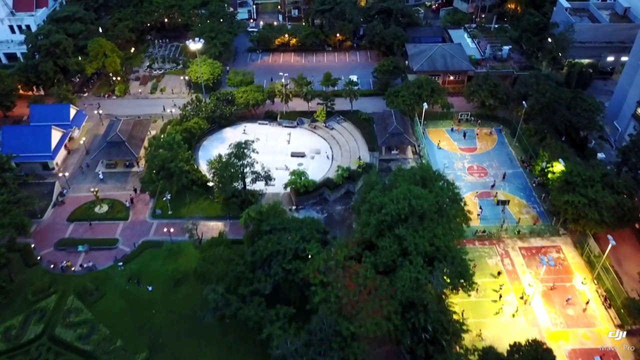 Drone Benchasiri Park Bangkok