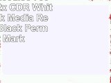 Smartbuy 200disc 700mb80min 52x CDR White Top Blank Media Record Disc  Black Permanent