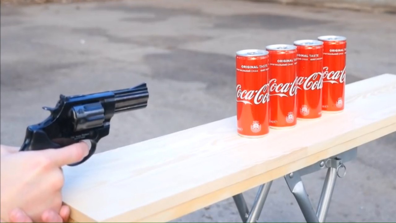 EXPERIMENT COCA COLA vs GUN | BindaasBro