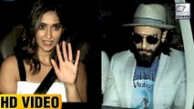 Ranveer Singh And Ileana D'Cruz At Sunny Super Sound Studio