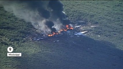 Etats-Unis : 16 morts dans le crash d'un avion militaire dans le Mississippi