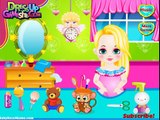 Baby Rapunzel Haircut and Bathing - Rapunzel Games for Girls