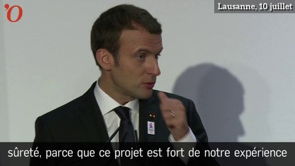 JO 2024: à Lausanne, Macron porte la candidature de Paris